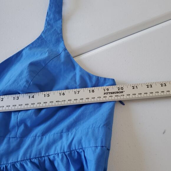 Banana Republic Dress Womens 14 Fit And Flare Sleeveless Midi Pockets - Picture 7 of 11